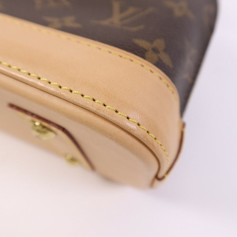 LOUIS VUITTON Monogram Alma BB金扣手挽肩背兩用袋-12