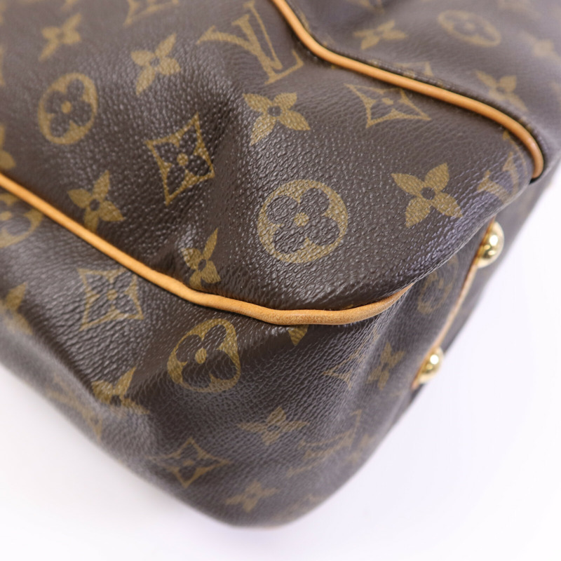 LOUIS VUITTON Monogram Galliera PM金扣肩背袋-11