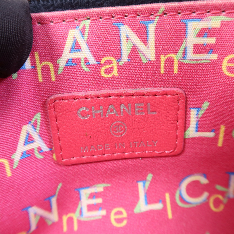 CHANEL 羊皮皮革Chain Shoulder Bag銀扣鏈帶肩背袋-5