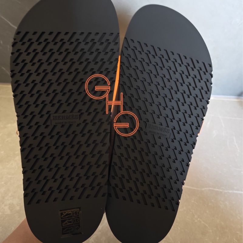 愛馬仕二舅拖鞋/ Rose Porcelaine / Epsom /38.5 ( 全新品)-5