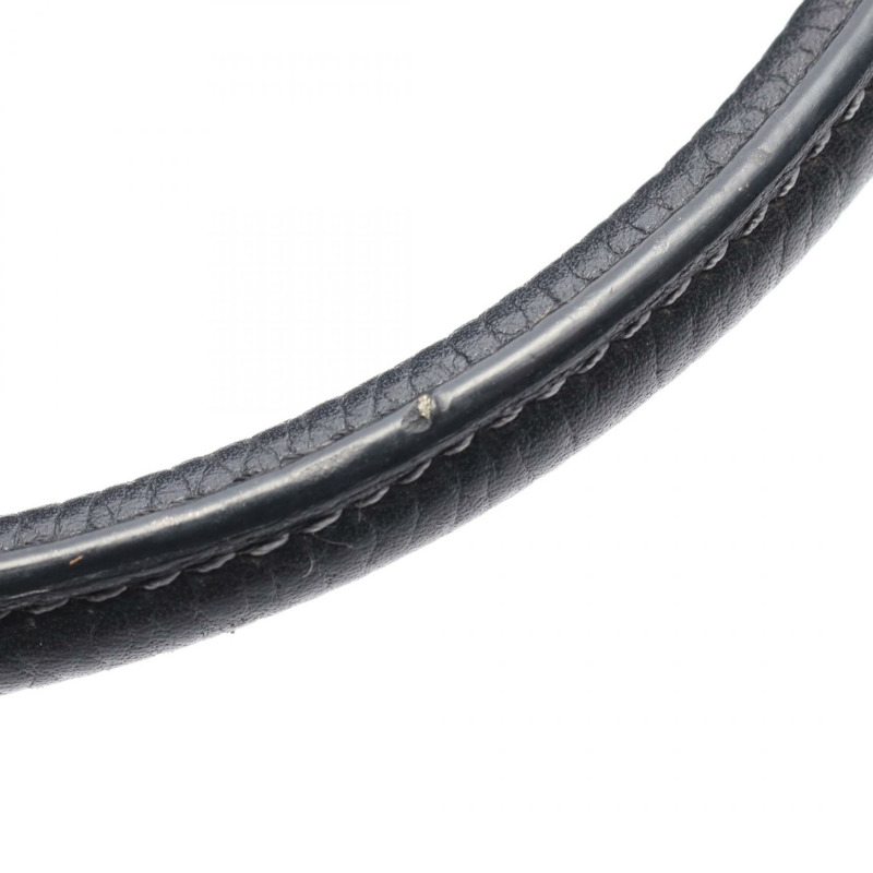 LOEWE Senda 黑色真皮單肩手提包（二手女）-6