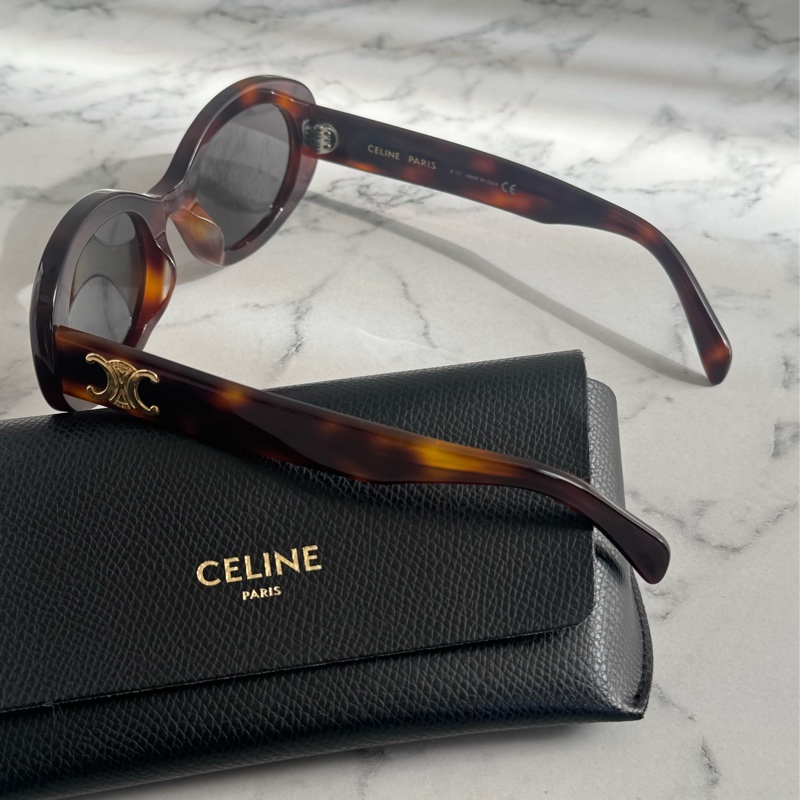 Celine琥珀色凱旋門logo墨鏡🕶️-1