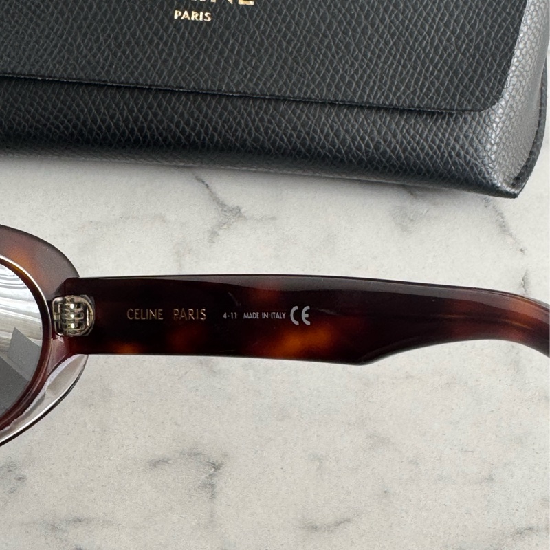Celine琥珀色凱旋門logo墨鏡🕶️-7
