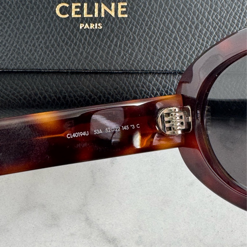 Celine琥珀色凱旋門logo墨鏡🕶️-8
