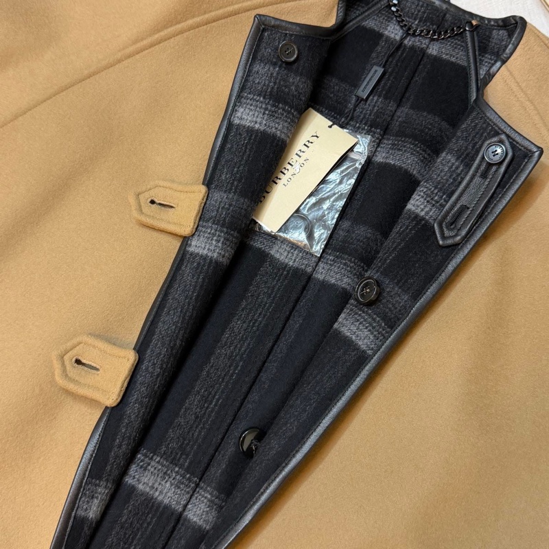 BURBERRY英國蜜色羊毛披肩斗篷L-11
