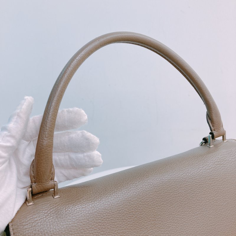 MS0410 Celine 塞琳 秋千包 中號 牛皮 大象灰 銀扣 Trapeze Medium Calfskin Grey x PHW-10