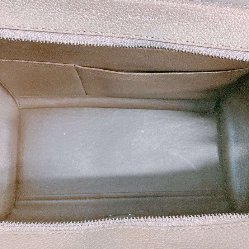 MS0410 Celine 塞琳 秋千包 中號 牛皮 大象灰 銀扣 Trapeze Medium Calfskin Grey x PHW-15
