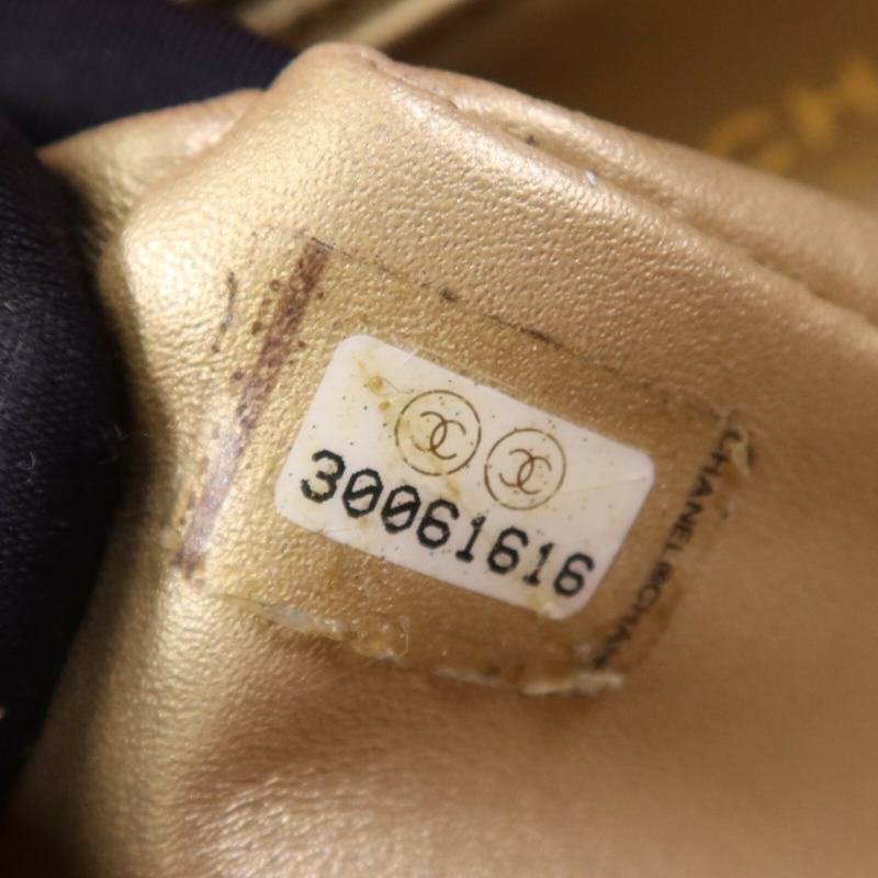 CHANEL 牛皮皮革Chain Shoulder Bag金扣鏈帶手挽肩背兩用袋-7