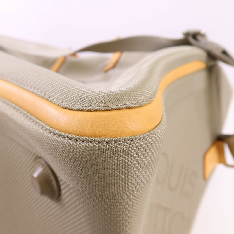 LOUIS VUITTON Damier Geant 帆布 Souverain Keepall 2005銀扣手挽肩背兩用袋-12