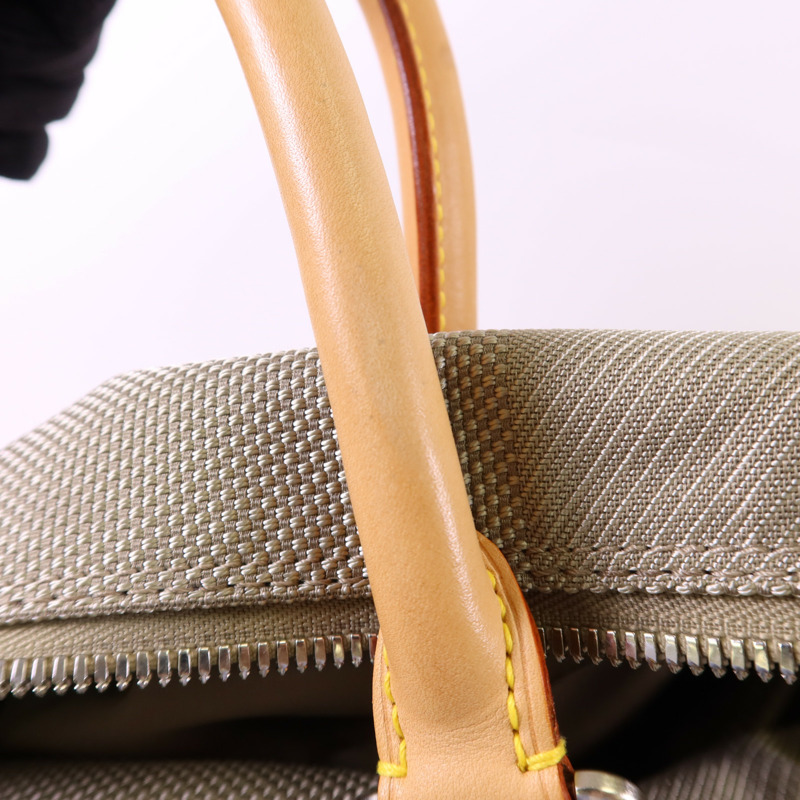 LOUIS VUITTON Damier Geant 帆布 Souverain Keepall 2005銀扣手挽肩背兩用袋-17