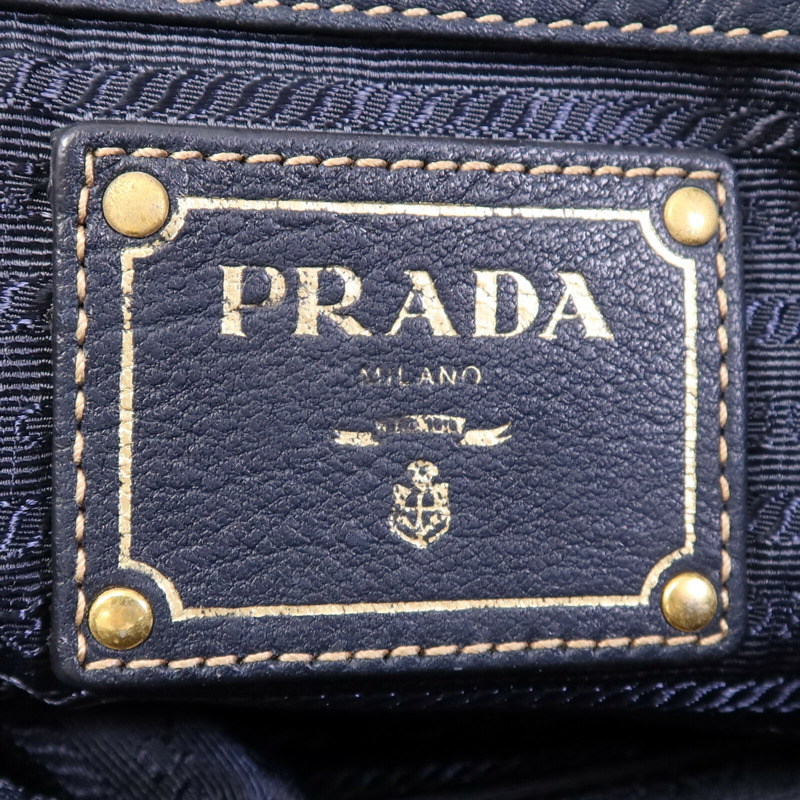PRADA 尼龍2 Way Shoulder Bag金扣手挽肩背兩用袋-5