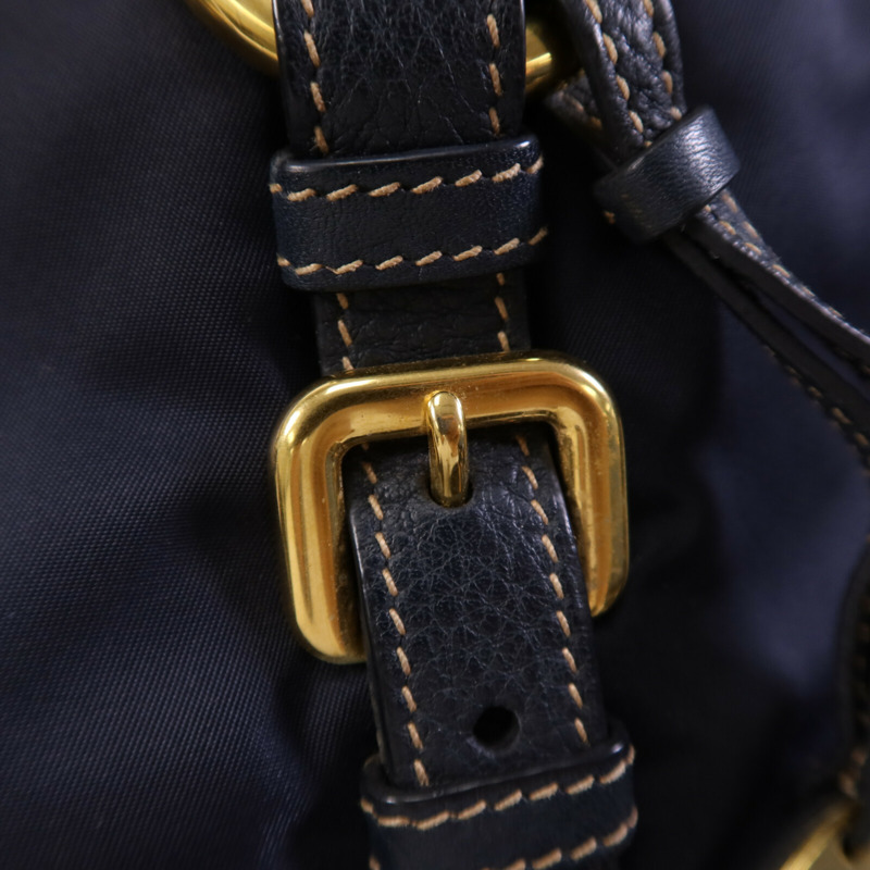 PRADA 尼龍2 Way Shoulder Bag金扣手挽肩背兩用袋-16