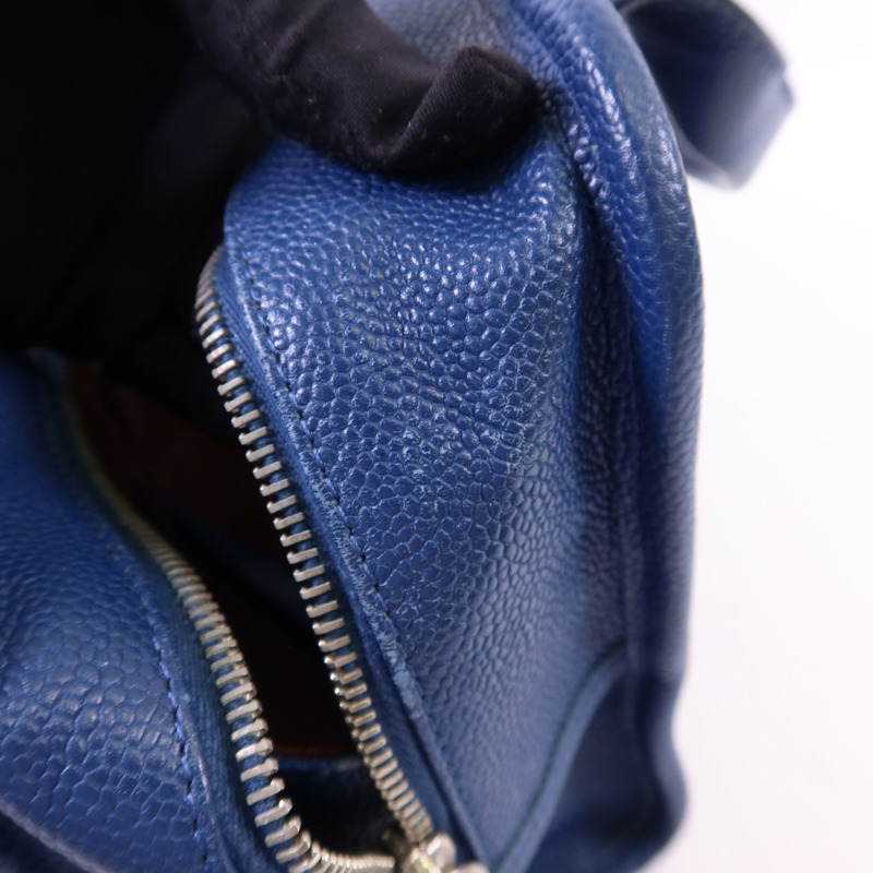 CHANEL 牛皮皮革Chain Shoulder Bag銀扣鏈帶手挽肩背兩用袋-21