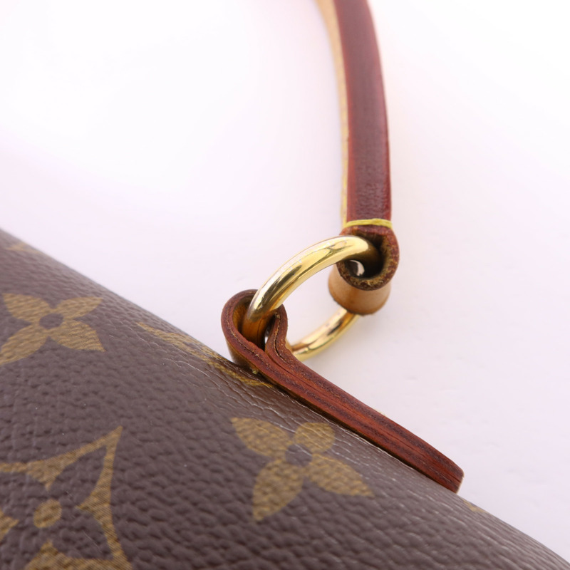 LOUIS VUITTON Monogram Cluny MM金扣手挽肩背兩用袋-11