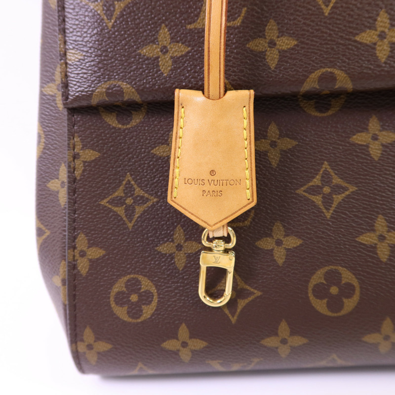LOUIS VUITTON Monogram Cluny MM金扣手挽肩背兩用袋-18