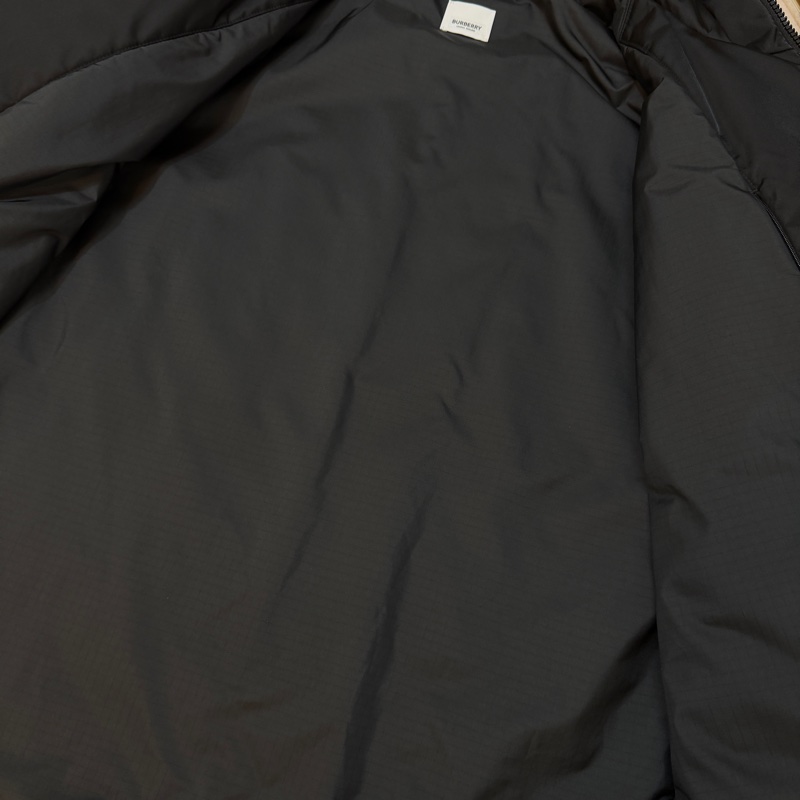BURBERRY英國男款馬術騎士印花尼龍連帽外套S-10