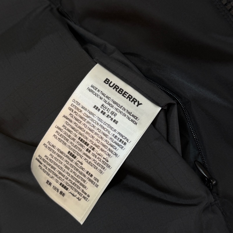 BURBERRY英國男款馬術騎士印花尼龍連帽外套S-14