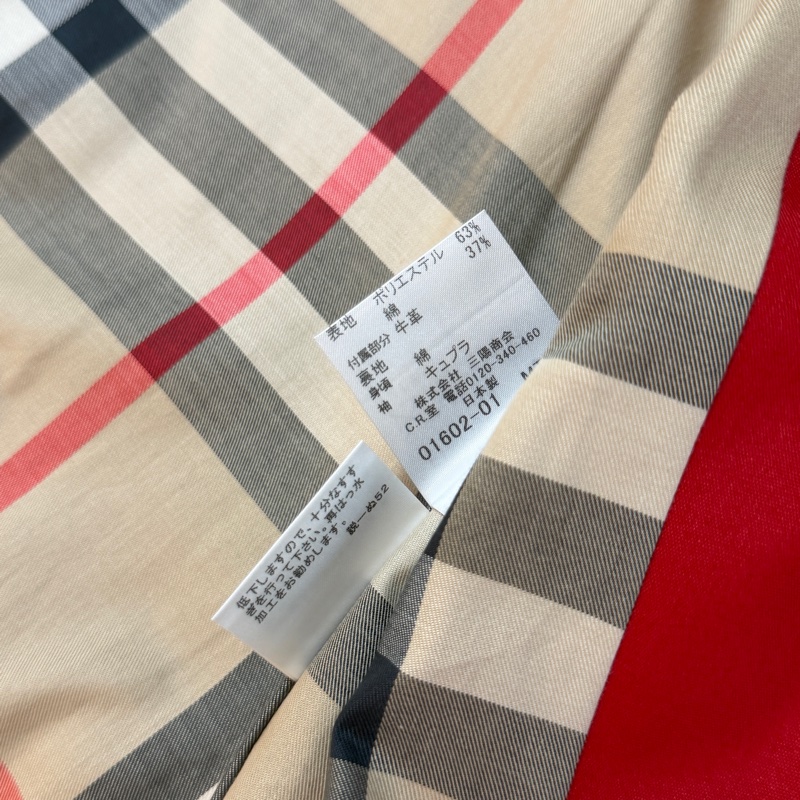 BURBEERY日系倫敦紅色連帽風衣38-14