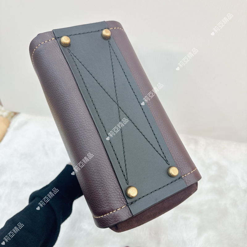 莉亞精品♡ Coach 公文包 紫 二手美包-6