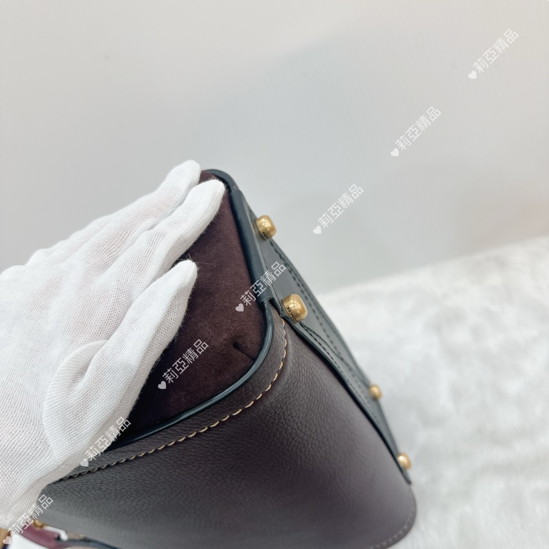 莉亞精品♡ Coach 公文包 紫 二手美包-7