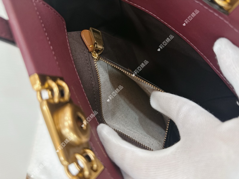 莉亞精品♡ Coach 公文包 紫 二手美包-15