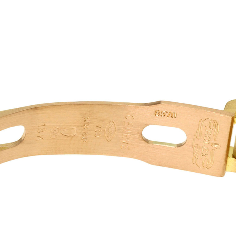 Rolex 69258G Datejust 10P 鑲鑽錶圈腕錶，18K黃金/18KYG/鑽石女士款-8