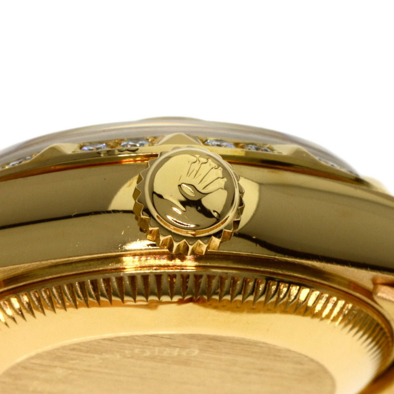 Rolex 69258G Datejust 10P 鑲鑽錶圈腕錶，18K黃金/18KYG/鑽石女士款-10