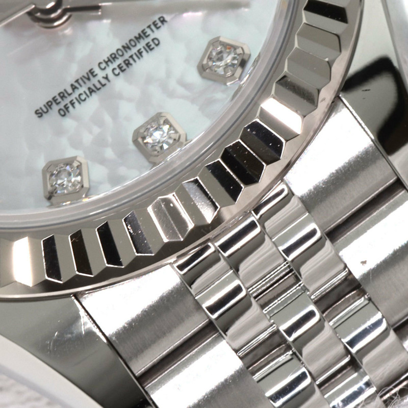 勞力士 279174NG Datejust 女士十鑽腕錶，精鋼/SS/18K 白金材質-15