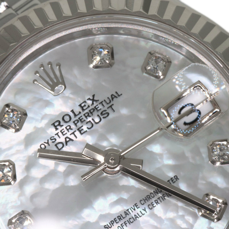 勞力士 279174NG Datejust 女士十鑽腕錶，精鋼/SS/18K 白金材質-23