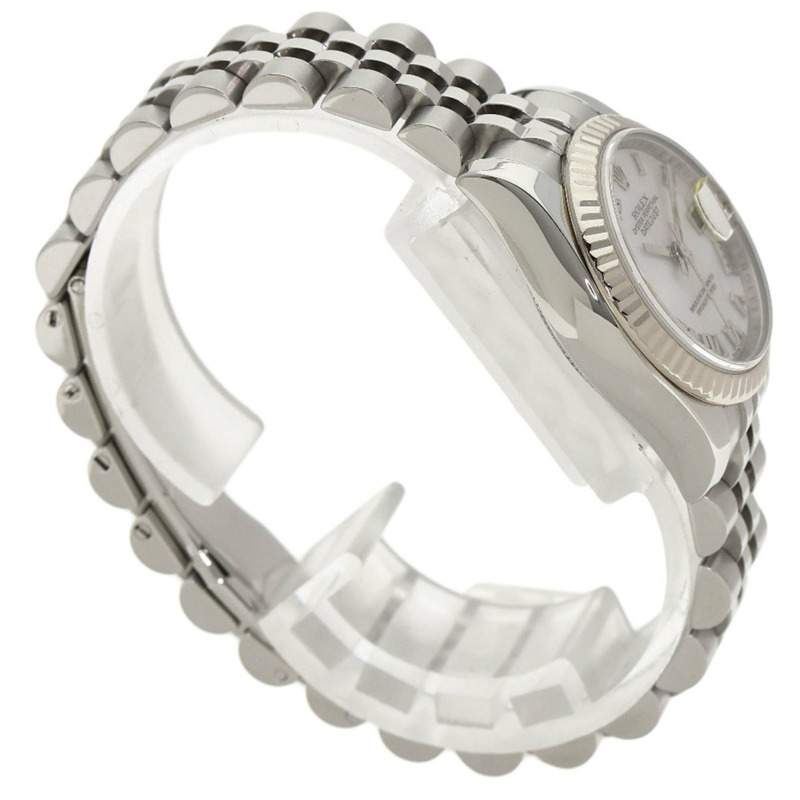 勞力士 179174NR Datejust 女士十鑽腕錶，精鋼/SS/18K 白金材質-1