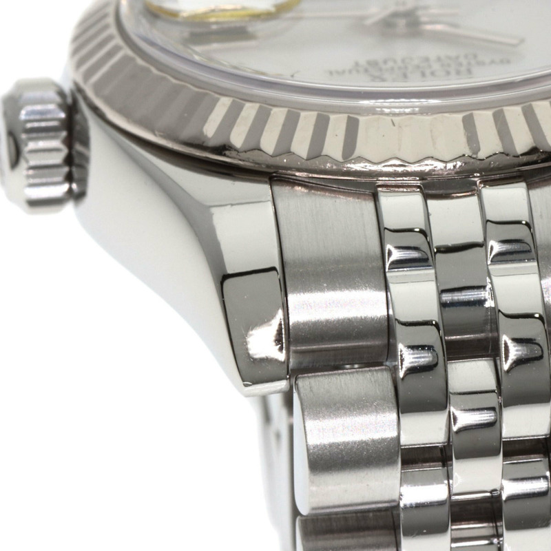 勞力士 179174NR Datejust 女士十鑽腕錶，精鋼/SS/18K 白金材質-14