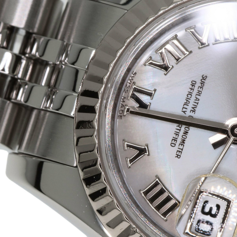 勞力士 179174NR Datejust 女士十鑽腕錶，精鋼/SS/18K 白金材質-28