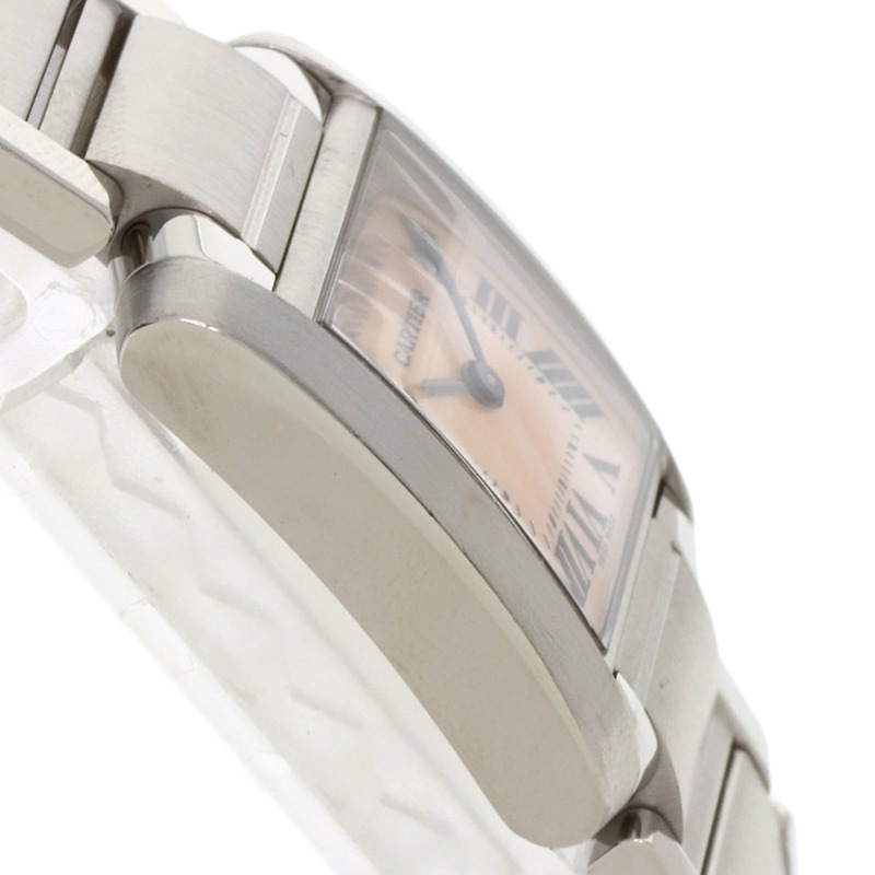 卡地亞 Tank Française W51028Q3 SM 女士精鋼腕錶-5