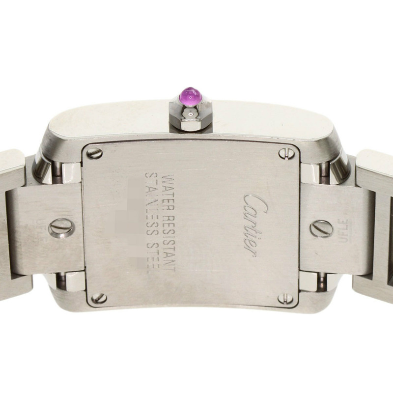 卡地亞 Tank Française W51028Q3 SM 女士精鋼腕錶-6