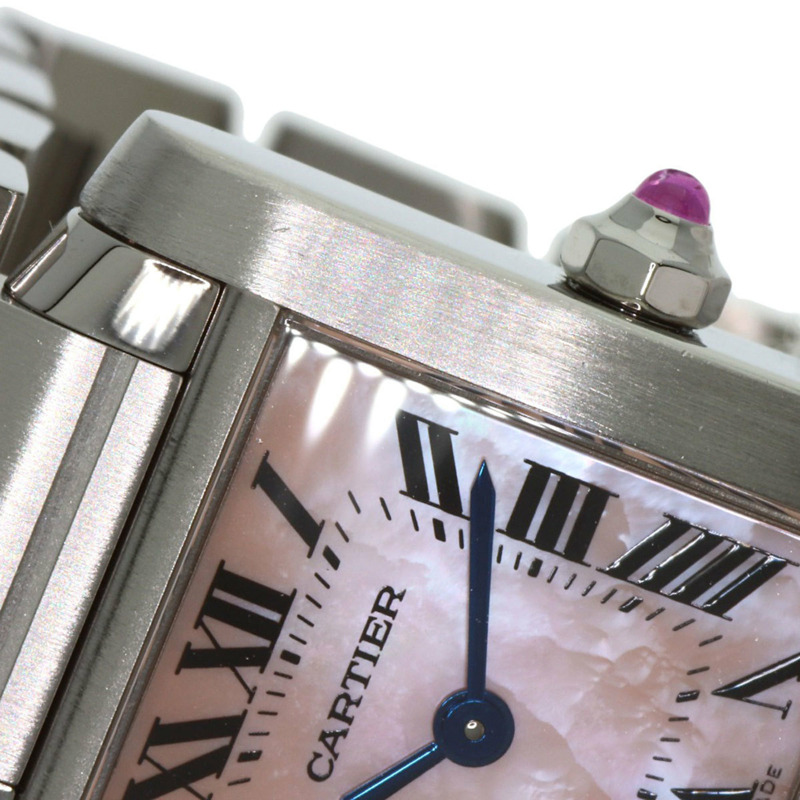 卡地亞 Tank Française W51028Q3 SM 女士精鋼腕錶-11