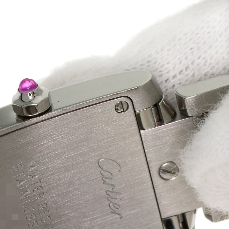 卡地亞 Tank Française W51028Q3 SM 女士精鋼腕錶-19