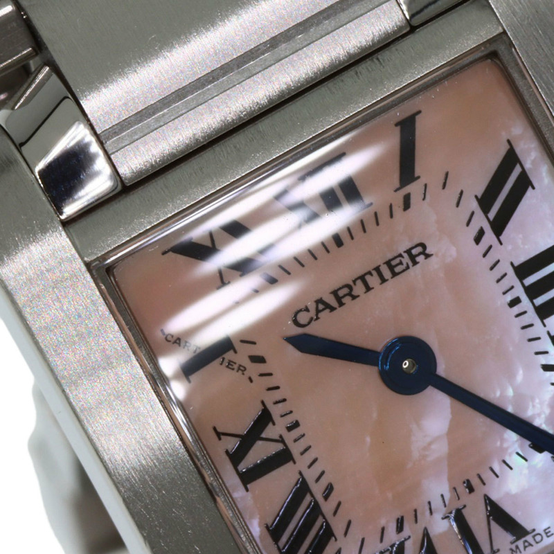 卡地亞 Tank Française W51028Q3 SM 女士精鋼腕錶-26