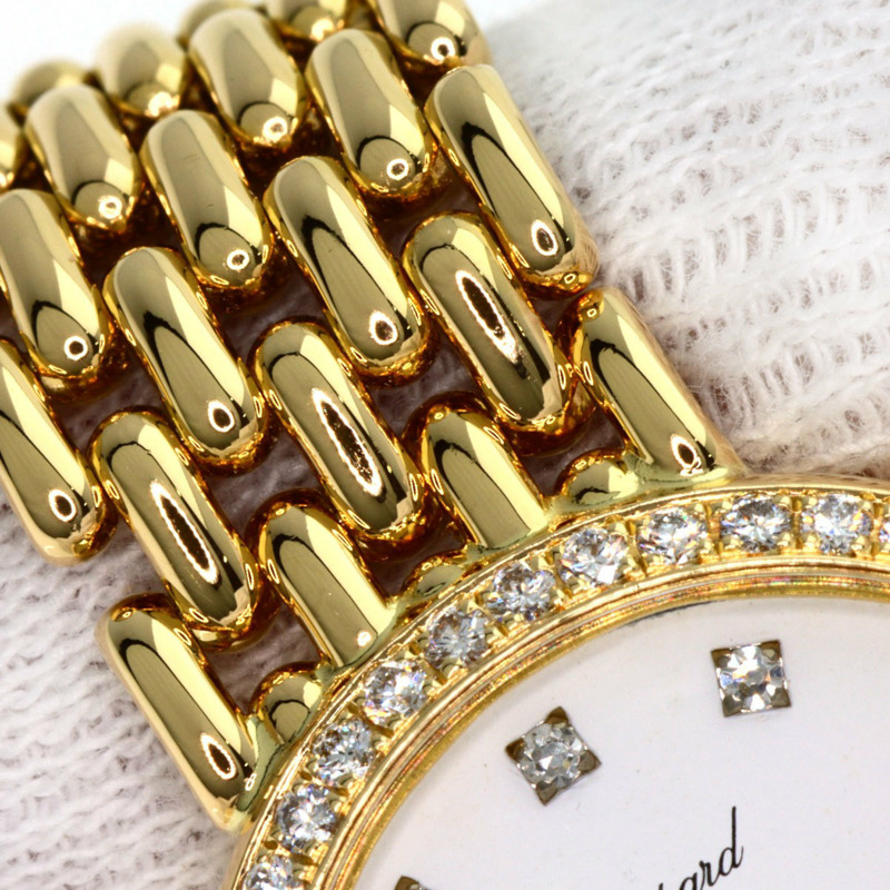 蕭邦 (Chopard) 10/5911 經典款 12P 鑲鑽腕錶,18K 黃金錶殼/18KYG/鑽石,女款-13