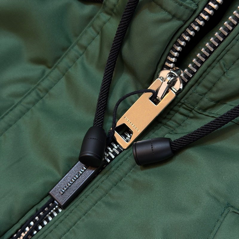 BURBERRY英國草綠色兩件式風衣XXS-10