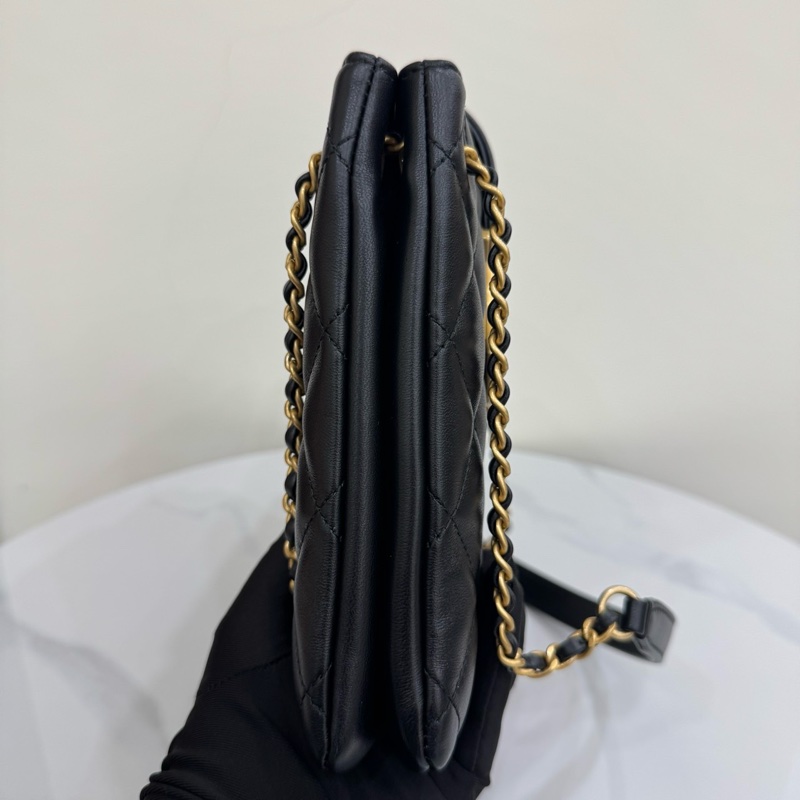 JK國際二手精品✨Chanel 大logo tote 芯片款-6