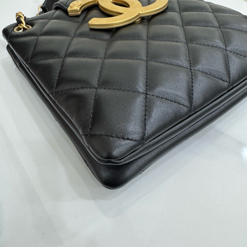 JK國際二手精品✨Chanel 大logo tote 芯片款-7