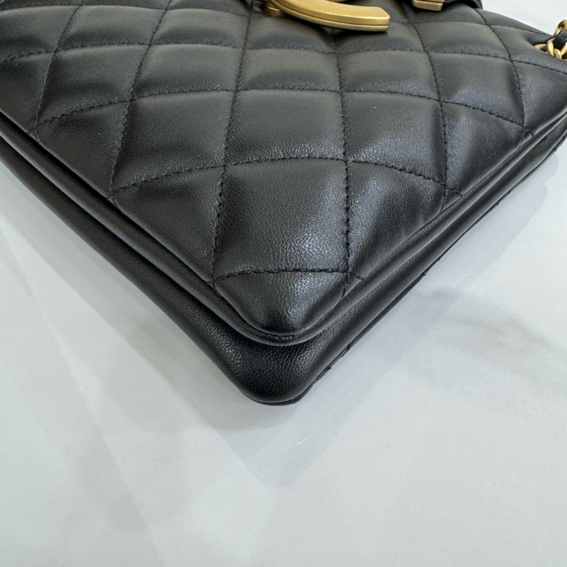 JK國際二手精品✨Chanel 大logo tote 芯片款-8