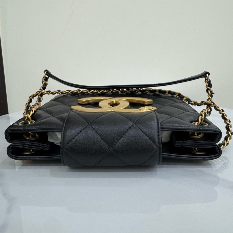 JK國際二手精品✨Chanel 大logo tote 芯片款-13