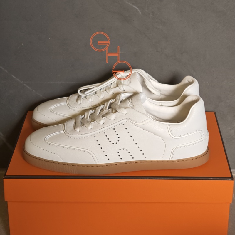 愛馬仕match球鞋/ 女士/ 白色/ 37.5 （全新品）-0