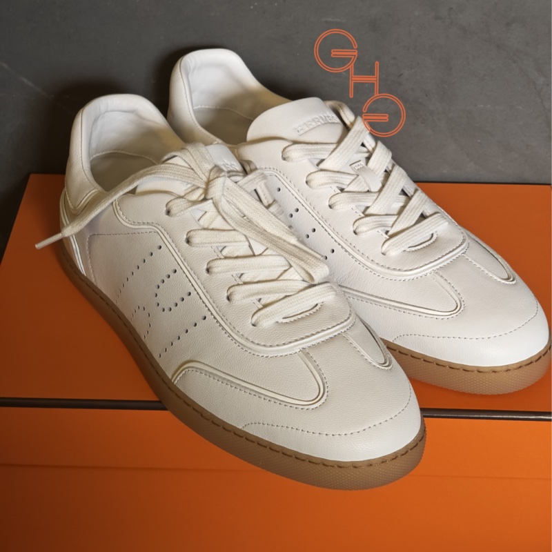 愛馬仕match球鞋/ 女士/ 白色/ 37.5 （全新品）-5