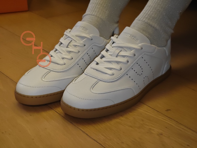 愛馬仕match球鞋/ 女士/ 白色/ 37.5 （全新品）-8