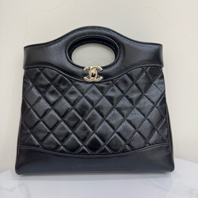 JK國際二手精品✨ 全新Chanel 31mini 黑色 芯片款-0