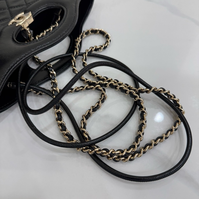 JK國際二手精品✨ 全新Chanel 31mini 黑色 芯片款-14