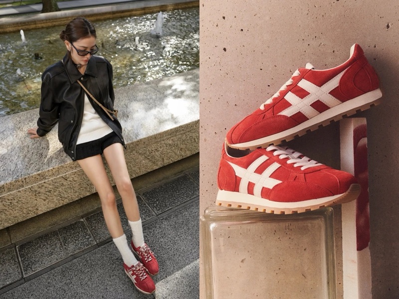 許路兒同款 HOGAN復古風格德訓鞋（紅&藍）-3