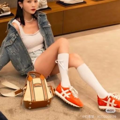 許路兒同款 HOGAN復古風格德訓鞋（紅&藍）-7